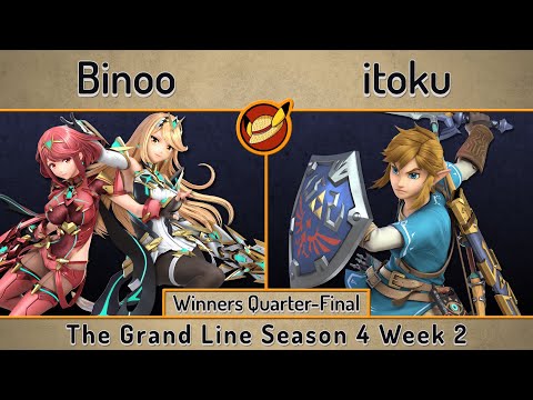 GL S4W2 | Binoo (Pyra Mythra) vs itoku (Link) | Winners Quarters | SSBU Ultimate Tournament