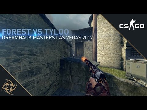 NiP f0rest - Pistol round vs TyLoo (DH Masters Las Vegas 2017)