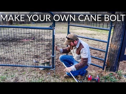 Make Your Own Cane Bolt Farm Gate Anchor