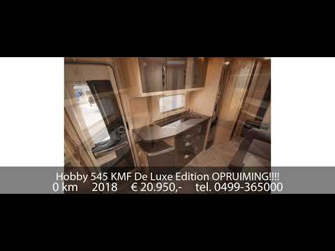 Hobby 545 KMF De Luxe Edition OPRUIMING!!!!