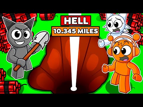 Digging To CHINA With 1,000,000 BOMBS With MY FRIENDS...