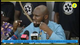 ICONE WEB TV KEMI SEBA FACE A LA PRESSE A COTONOU INTEGRALITE