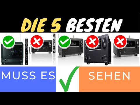 DIE 5 BESTEN AV RECEIVER 2025 FÜR DOLBY ATMOS 🎶🔥 | HEIMKINO ERLEBNIS PUR!