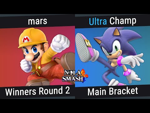 NOLA Smash Weekly 299 - Champ (Sonic) Vs. mars (Mario)
