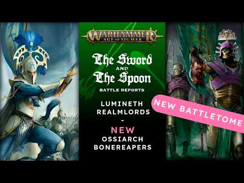 NEW Ossiarch Bonereapers v Lumineth Realmlords #games #ageofsigmar #newaos #ageofsigmar #adwip