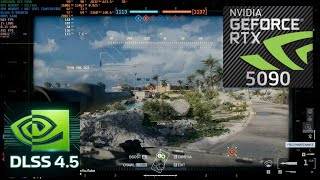 Battlefield 6 Multiplayer 4K DLSS 4.5 Vanguard RTX 5090 AMD Ryzen 9 9950X3D Wake Island Benchmark