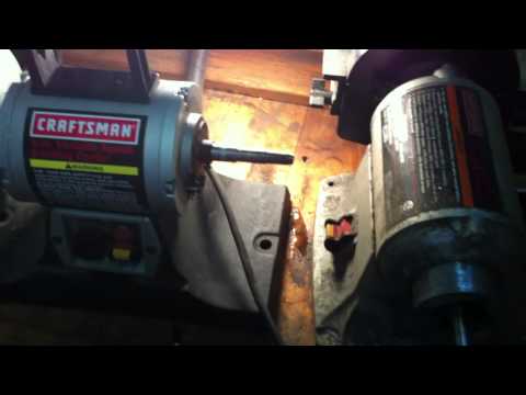 part 1craftsman belt grinder modification