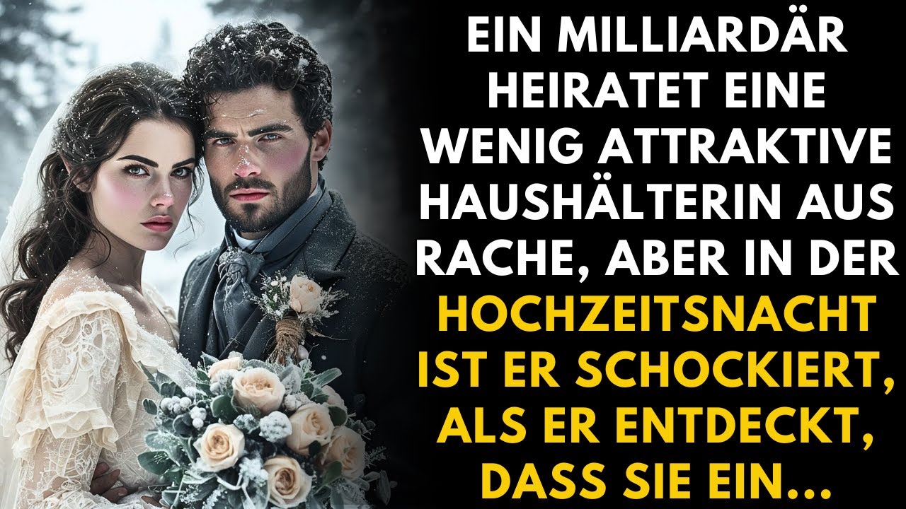 MILLIARDÄR HEIRATET HÄSSLICHE DIENSTMAGD AUS RACHE UND ENTDECKT IN DER HOCHZEITSNACHT EIN GEHEIMNIS.