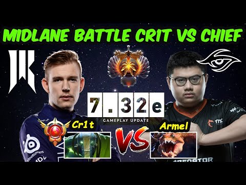 Armel [Primal Beast] New TEAM Secret Midlane vs Cr1t Earth Spirit MIDLANE Dota 2 Server EU 7.32E
