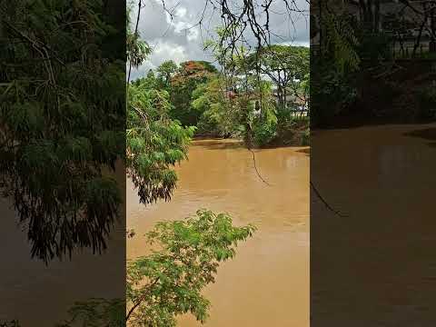 Vista tanto do espelho d'água do  Mogi Guaçu quanto do seu entorno em Mogi Guaçu,  SP.  26/02/2026.