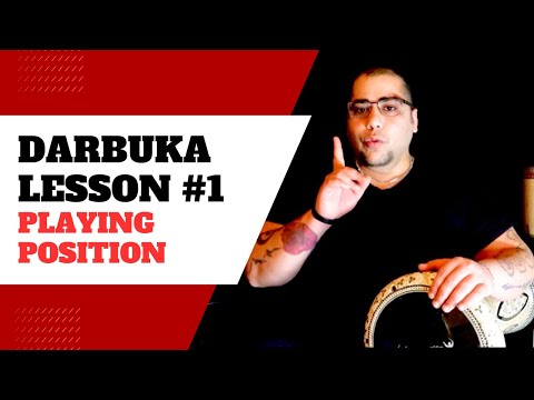 ✅ Darbuka Lesson 1 📚 - Playing Position & Practice Tips