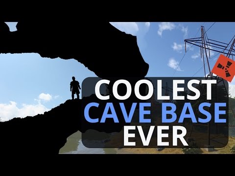THE COOLEST 'CAVE' BASE EVER?!?! Rust SOLO Survival S9 Ep1