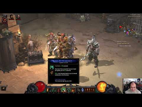 Diablo 3 | Different Barbarian Builds | Livestream [2]