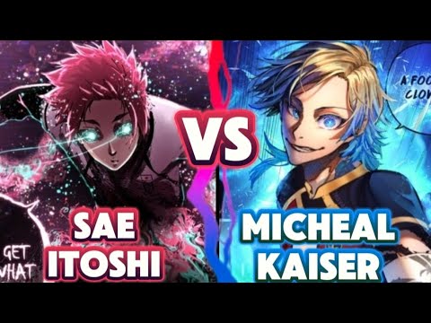 SAE VS KAISER IS NOT CLOSE| BLUELOCK VS BATTLE MATCHUP!! #bluelock #saeitoshi #kaiser