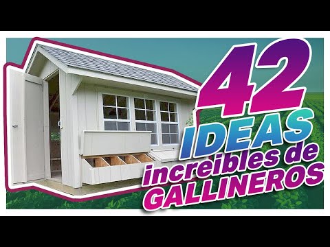 , title : '42 ideas INCREIBLES de inspiración para construir un GALLINERO + Planos'