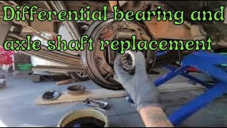 Chevy S10/GMC Sonoma Differential Bearing and axle shaft replacement