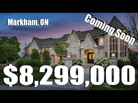 INSANE $8.29 MILLION DOLLAR MARKHAM MANISON FOR SALE!!!! Full Video Coming Soon