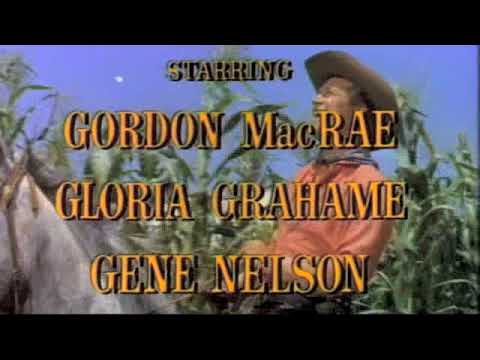 Oklahoma! reception — trailer card boasting widescreen and music awards