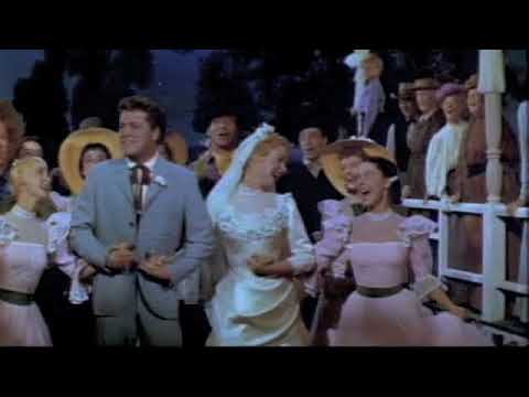 Oklahoma! trailer montage — box social dance and community chorus moments