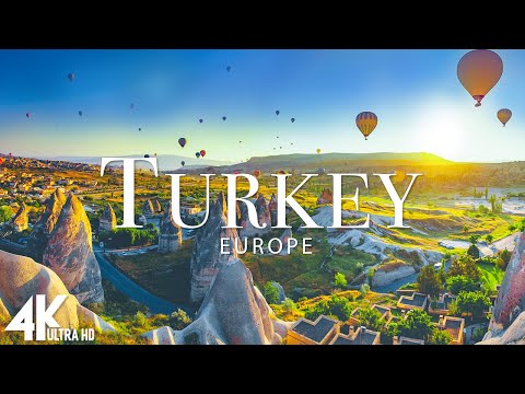 FLYING OVER TURKEY 4K UHD - Relaxing Music Along With Beautiful Nature Videos - 4K UHD TV