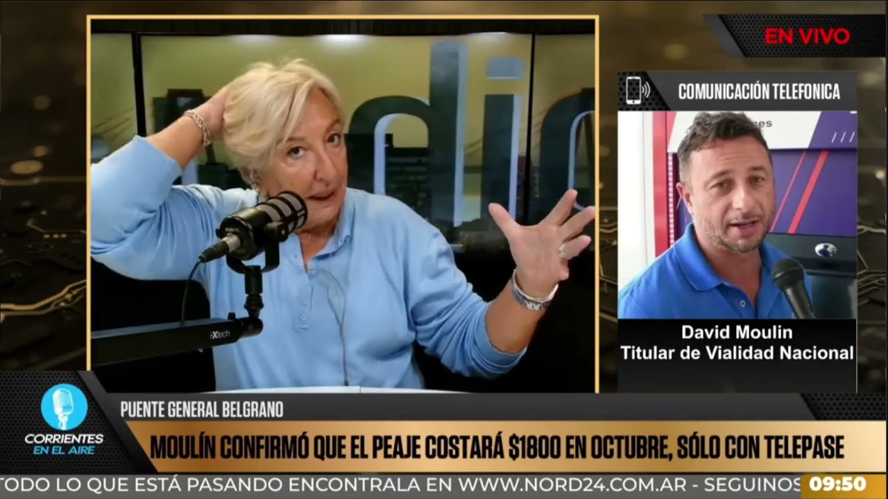 Vialidad Nacional confirmó que el peaje del puente Chaco-Corrientes costará $1.800 con TelePase 