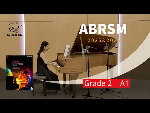 ABRSM Grade 2 A1 Sparkling Splashes & Smooth Water～Barbara Arens  ｜Piano Exam 2025 & 2026【新加坡GL钢琴教育】