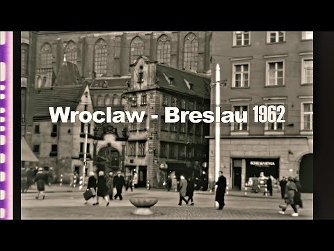 Wroclaw - Breslau 1962 - pejzaże miejskie - Stadtansichten - people and places