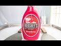 ICE CREAM ROLLS WITH HERSHEYS STRAWBERRY SYRUP SATISFYING ASMR VIDEO