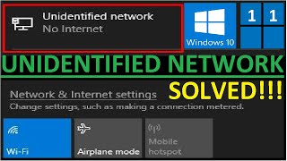 Unidentified Network, No Internet Access "DHCP is not enabled for Ethernet" Windows 7,8,10,11 SOLVED