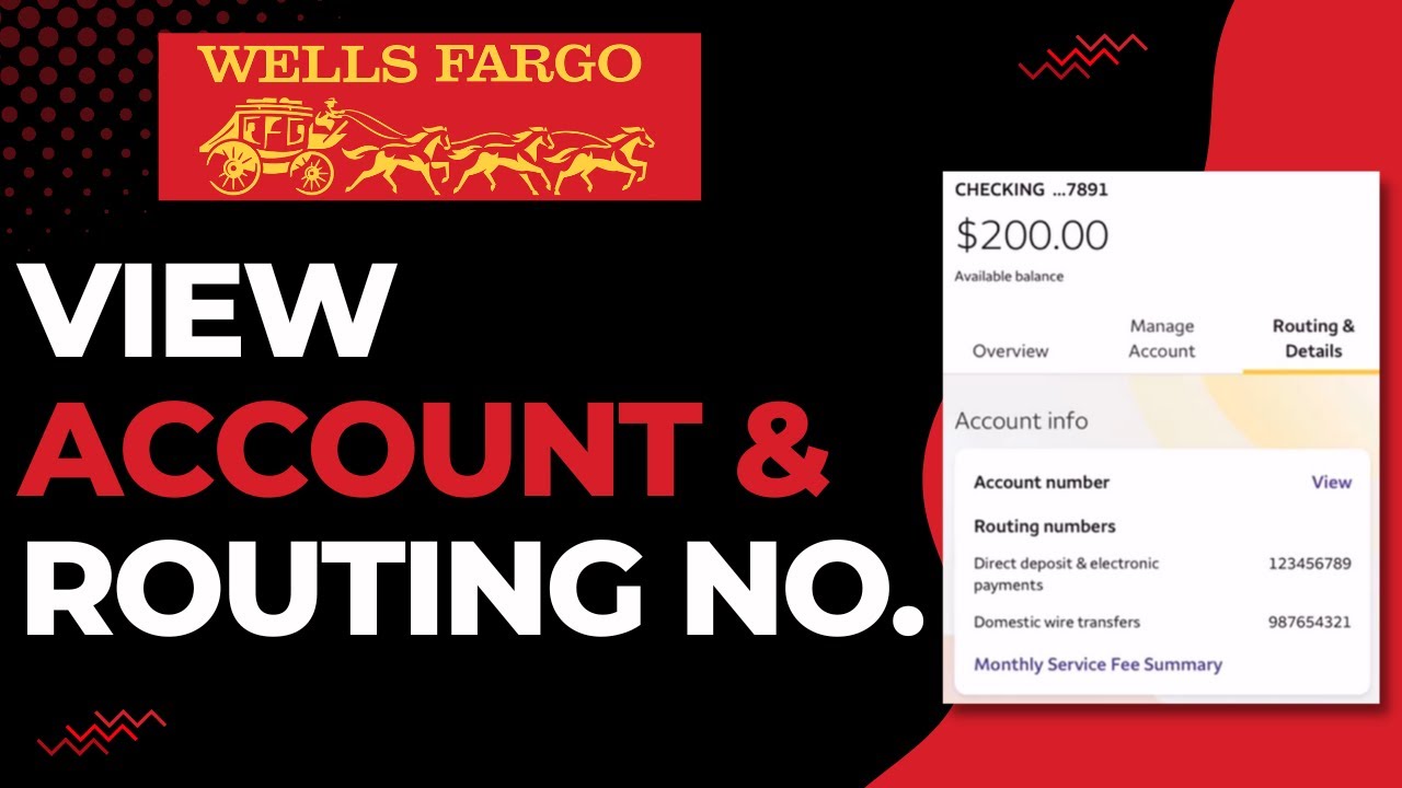 What is routing number for Wells Fargo Bank? Tipseri