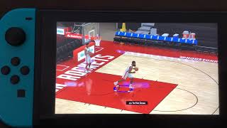 How to dunk on NBA 2k (Nintendo switch)