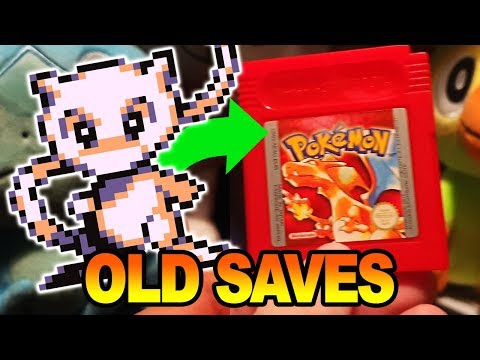 Exploring & Reacting to Old & Pre owned Pokemon Game Save files Pokemon R/B/Y R/S/E