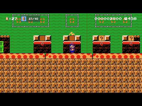 Majora's Kokiri Forest/Ice Cavern (Super Mario Maker 2)