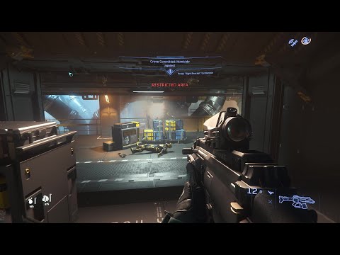 Star Citizen 3.17.1 - Security Depot Hurston First Try - Gameplay 15