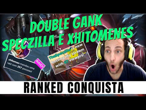 CHERNOBOG ADC | Xhitoman e Speczilla quebrando o foluuu! | DIA-A-DIA SMITE SEASON 8 | TheAlex