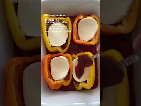 Ultimate Comfort Food: Delicious Pizza - Stuffed Bell Peppers