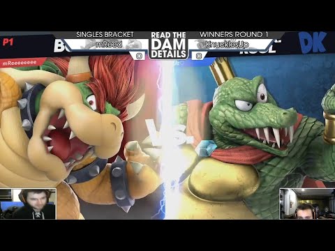 RtDD5 - Pools - mReed (Bowser) vs KnucklesUp (King K. Rool)