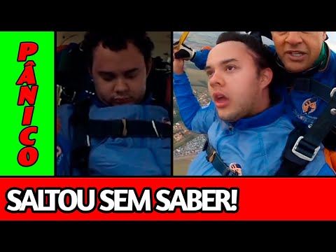 GUI SANTANA FOI TROLLADO E SALTOU DE PARAQUEDAS ENQUANTO DORMIA