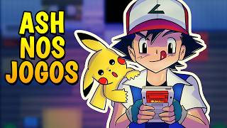 As Vezes que ASH Apareceu nos Jogos de Pokémon!