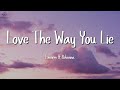 Eminem Rihanna Love The Way You Lie Lyrics