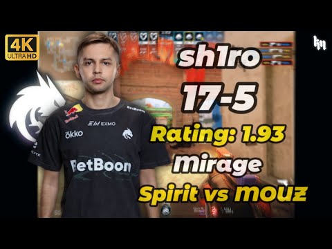 sh1ro (17-5) Spirit vs MOUZ (Mirage) IEM Kraków 2026 #cs2 #Spirit #sh1ro
