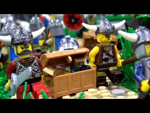 LEGO Vikings vs Knights Battle with 400 Minifigures!