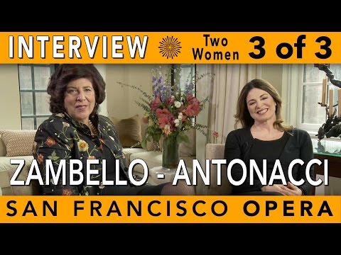 Anna Caterina Antonacci talks with Francesca Zambello - Two Women - Summer 2015- 3 mins