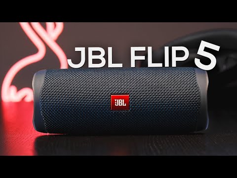 Nešiojama kolonėlė JBL Flip 5 (Balta) video