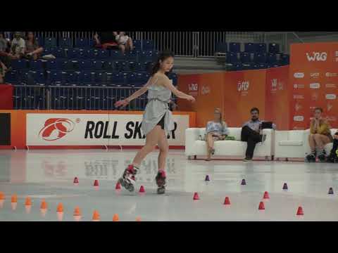 2019 WRG Inline Freestyle Classic Slalom SRW Final 1st Place Su Fei Qian (CHN)