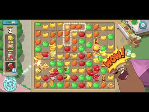 We Bare Bears Match3 Repairs Level 1002 - No Boosters