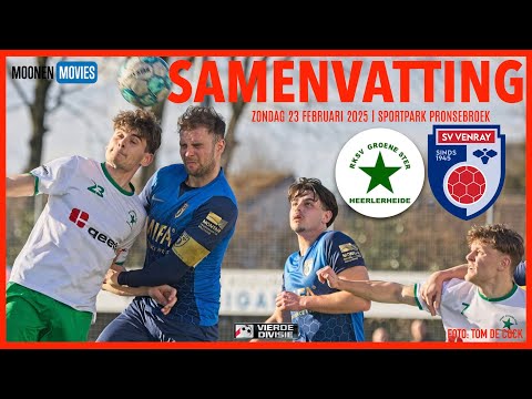🔥SAMENVATTING | GROENE STER WINT OVERTUIGEND VAN VENRAY