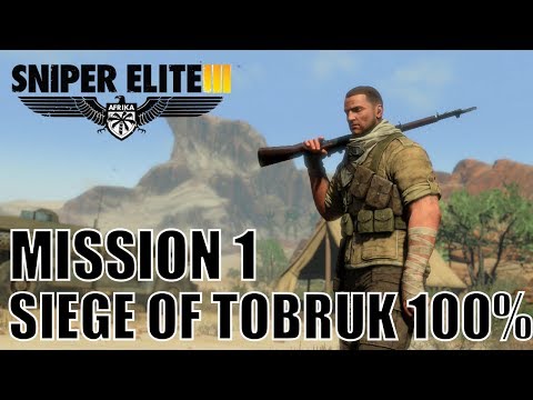 Sniper Elite 3 - Siege of Tobruk - 100% Walktrough