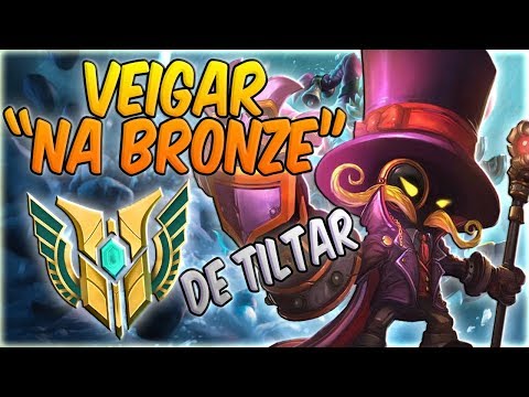 MAESTRIA DE TILTAR #10 - FIZ NA CONTA BRONZE! ENTENDI TUDO NO DECORRER DO GAME - VEIGAR MID