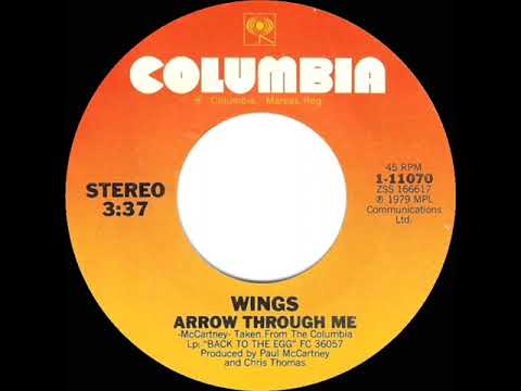1979 HITS ARCHIVE: Arrow Through Me - Wings (stereo 45)